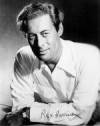 The photo image of Rex Harrison, starring in the movie "Anastasia: The Mystery of Anna"