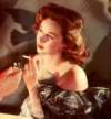 The photo image of Susan Hayward, starring in the movie "The Snows of Kilimanjaro"