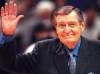 The photo image of Chick Hearn, starring in the movie "Wrongfully Accused"