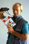 The photo image of Paul Hogan, starring in the movie "Crocodile Dundee"