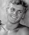 The photo image of Tab Hunter, starring in the movie "The Brothers Warner"