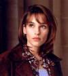 The photo image of Amy Jo Johnson, starring in the movie "Veritas, Prince of Truth"