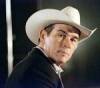 The photo image of Tommy Lee Jones, starring in the movie "Lonesome Dove"