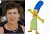 The photo image of Julie Kavner, starring in the movie "The Simpsons Movie"