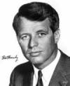 The photo image of Robert Kennedy, starring in the movie "Guilty as Sin"