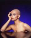 The photo image of Persis Khambatta, starring in the movie "Star Trek: The Motion Picture"