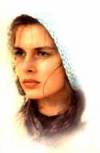 The photo image of Nastassja Kinski, starring in the movie "Unfaithfully Yours"