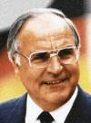 The photo image of Helmut Kohl, starring in the movie "Capitalism: A Love Story"