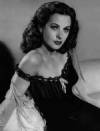The photo image of Hedy Lamarr, starring in the movie "Samson and Delilah"