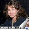 The photo image of Heather Langenkamp, starring in the movie "A Nightmare on Elm Street"