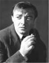 The photo image of Peter Lorre, starring in the movie "Casablanca"