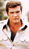 The photo image of Lee Majors, starring in the movie "Out Cold"