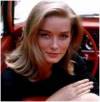 The photo image of Tania Mallet, starring in the movie "007 Goldfinger"