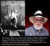 The photo image of Jim Marrs, starring in the movie "New World Order"