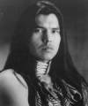 The photo image of David Midthunder, starring in the movie "The Only Good Indian"