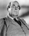 The photo image of Robert Morley, starring in the movie "The African Queen"