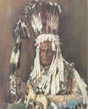 The photo image of Leonard Mountain Chief, starring in the movie "The Patriot"