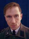 The photo image of Bill Oberst Jr., starring in the movie "Dismal"