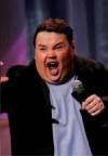 The photo image of John Pinette, starring in the movie "My 5 Wives"