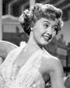 The photo image of Jane Powell, starring in the movie "Seven Brides for Seven Brothers"
