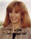 The photo image of Stefanie Powers, starring in the movie "Herbie Rides Again"