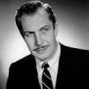 The photo image of Vincent Price, starring in the movie "House of Wax"