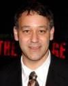 The photo image of Sam Raimi, starring in the movie "Body Bags"