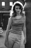 The photo image of Lee Remick, starring in the movie "Wild River"