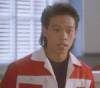 The photo image of Ernie Reyes Jr., starring in the movie "The Last Dragon"