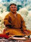 The photo image of Sogyal Rinpoche, starring in the movie "Little Buddha"