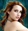 The photo image of Emma Roberts, starring in the movie "Nancy Drew"