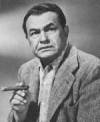 The photo image of Edward G. Robinson, starring in the movie "The Prize"