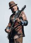 The photo image of Santana, starring in the movie "Woodstock"