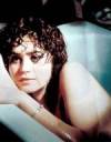 The photo image of Maria Schneider, starring in the movie "Last Tango in Paris"