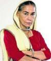 The photo image of Surekha Sikri, starring in the movie "Little Buddha"
