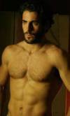 The photo image of Miguel Ángel Silvestre, starring in the movie "Reflections"