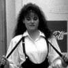 The photo image of Lisa Spoonhauer, starring in the movie "Clerks."