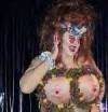 The photo image of Ginger Starr, starring in the movie "Bad Biology"