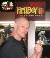 The photo image of Brian Steele, starring in the movie "Hellboy"