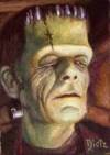 The photo image of Glenn Strange, starring in the movie "Bud Abbott and Lou Costello Meet Frankenstein"