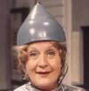 The photo image of Mollie Sugden, starring in the movie "Are You Being Served?"