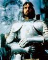 The photo image of Nigel Terry, starring in the movie "Excalibur"