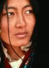 The photo image of Lhakpa Tsamchoe, starring in the movie "Seven Years in Tibet"