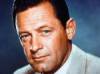 The photo image of William Holden, starring in the movie "Damien: Omen II"