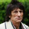 The photo image of Ron Wood, starring in the movie "Shine a Light"