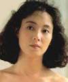 The photo image of Yoko Shimada, starring in the movie "Crying Freeman"