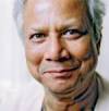 The photo image of Muhammad Yunus, starring in the movie "One Peace at a Time"